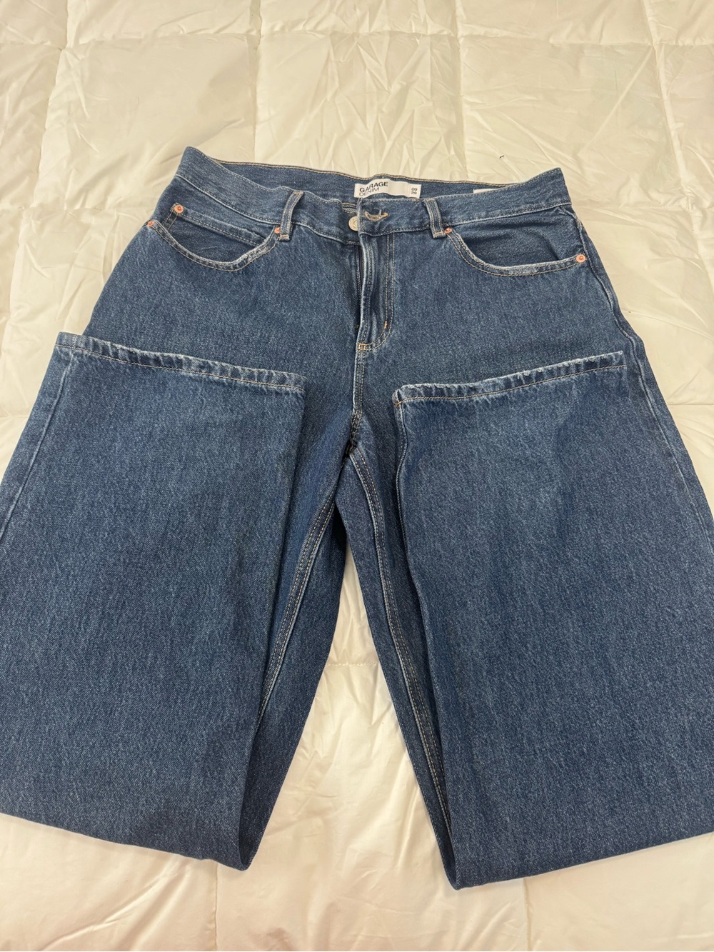 Garage Women's Dark Blue Straight-Leg Jeans
